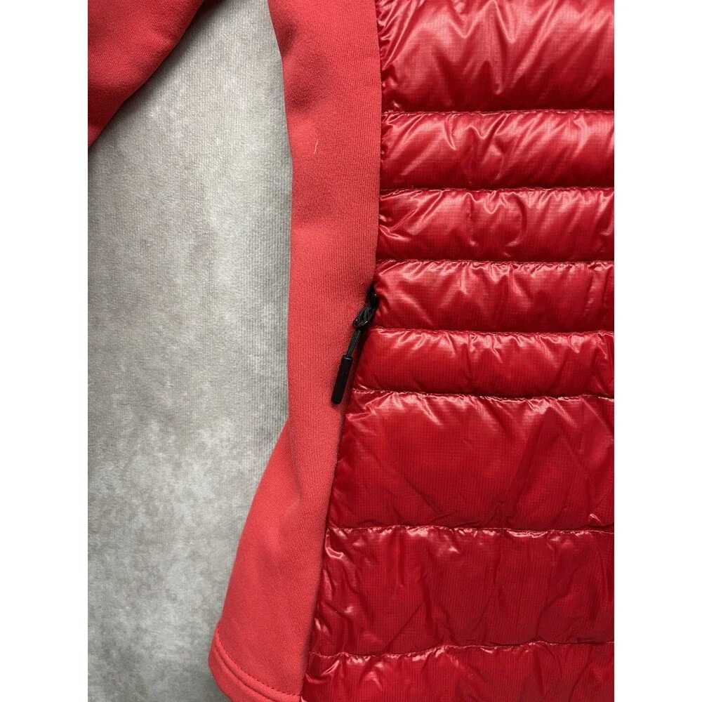 CANADA GOOSE HYBRIDGE LITE HOODY RED 2712L SMALL PACKABLE DOWN JACKET (READ) - Picture 6 of 15